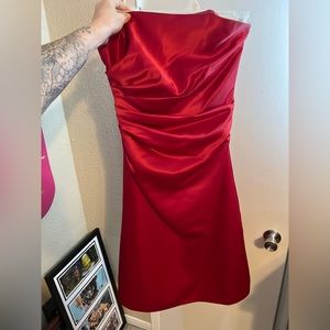 Red Staples Dress